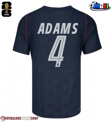 Spojené státy Tyler Adams #4 Venkovní Dres MS 2026 Krátkým Rukávem
